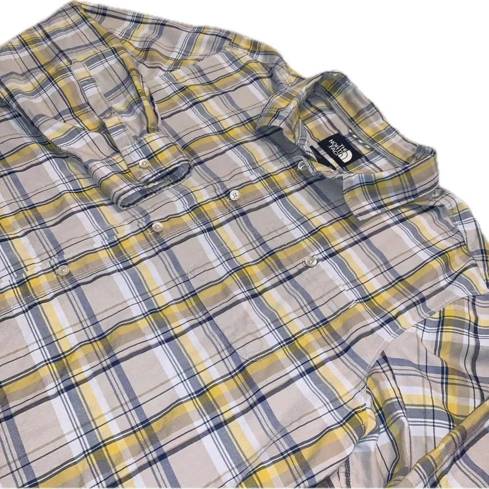 The North Face Men’s Plaid Button Down Collared Lumberjack Shirt Size XL